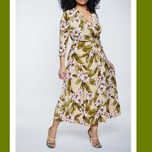 Floral Print Maxi Dress 🍃